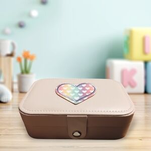 New Jewelry Box 🌸Chic Rose Faux Leather Jewelry Organizer🌸 NWOT.